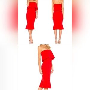 Revolve Likely Red Cocktail dress